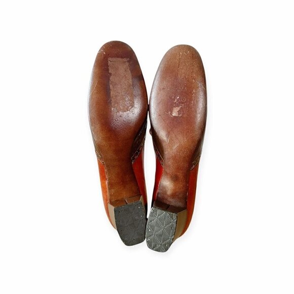 Vintage (Joseph) Larose Mod Spectator Ghillie Brogue Pumps, Size 7 4A (narrow) - Picture 9 of 12